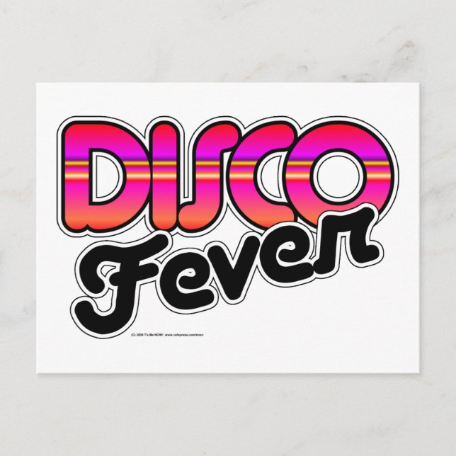 Disco Fever Postcard (Front)