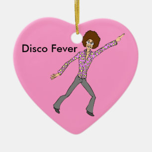 Disco Fever Relive the memories Ceramic Tree Decoration