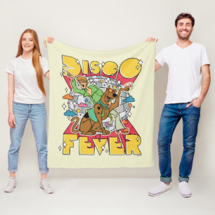 Disco Fever with Scooby and Shaggy Fleece Blanket