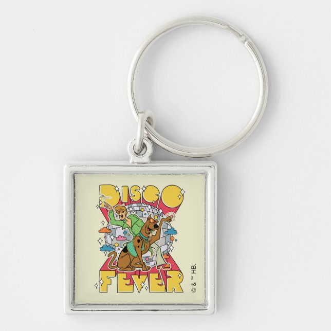 Disco Fever with Scooby and Shaggy Key Ring (Front)