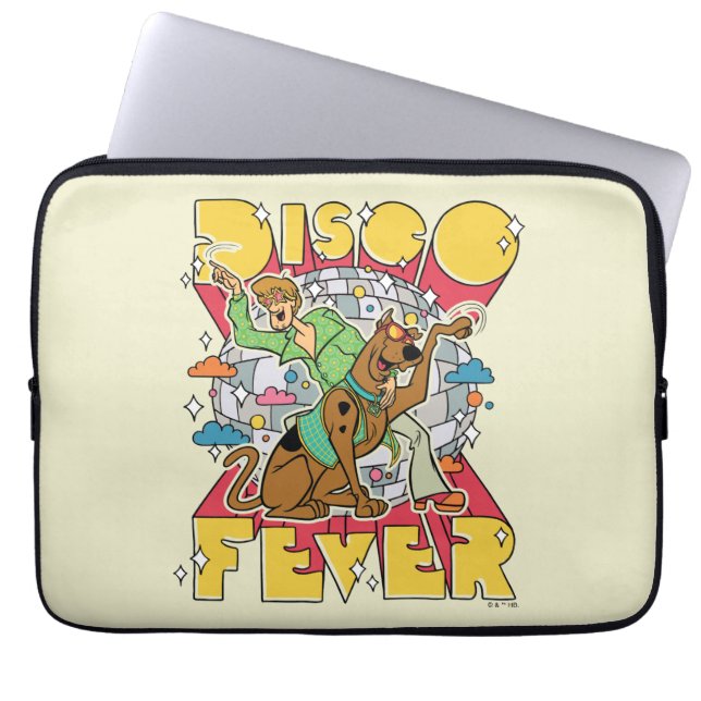 Disco Fever with Scooby and Shaggy Laptop Sleeve (Front)