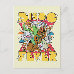 Disco Fever with Scooby and Shaggy Postcard