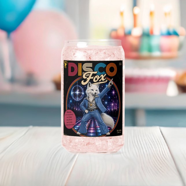 Disco Fox Can Glass (Insitu (Baby Shower))