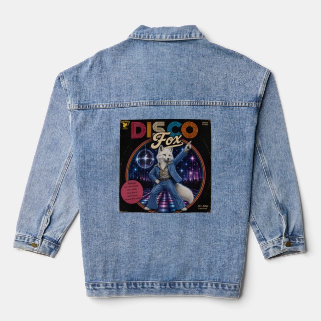 Disco Fox Denim Jacket (Back)