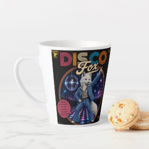 Disco Fox Latte Mug