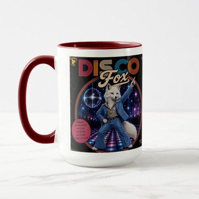 Disco Fox Mug (Left)