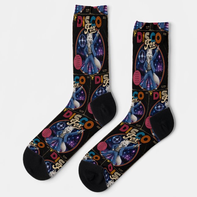Disco Fox Socks (Left)