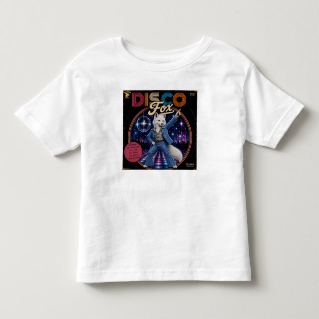 Disco Fox Toddler T-Shirt (Front)
