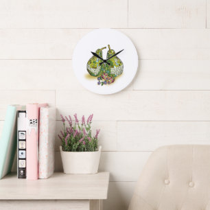Disco Fruit Wall Clock