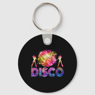 Disco Funny 70s Vintage Retro Theme Dancing Queen Key Ring