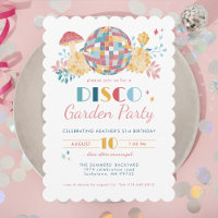 Disco Garden Party 70's Theme Birthday