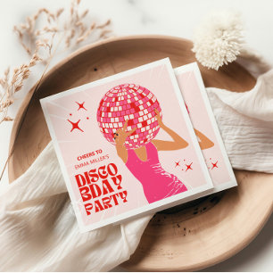Disco Girl Napkin