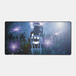Disco Heartbeat Desk Mat