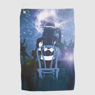 Disco Heartbeat Golf Towel