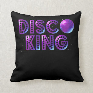 Disco King Dancing 70s 80s 90s Music Love Cushion