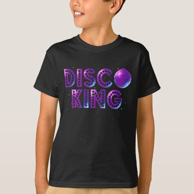 Disco King Dancing 70s 80s 90s Music Love T-Shirt (Front)
