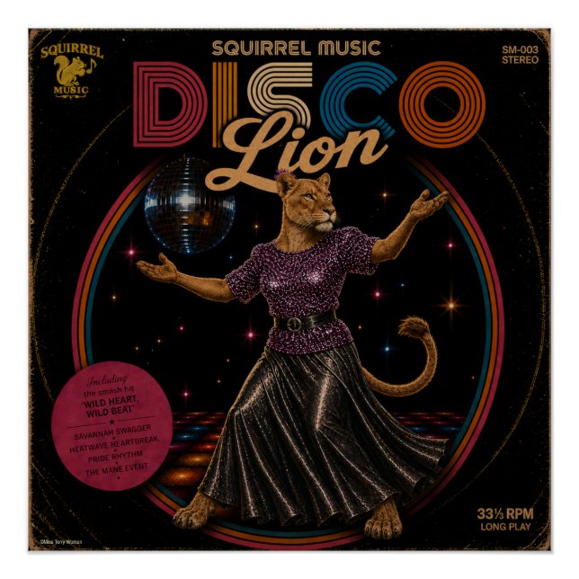 Disco Lioness Poster (Front)