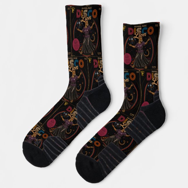 Disco Lioness Socks (Left)