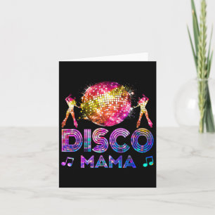 Disco Mama 70's Themed Disco Queen Vintage Seventi Card