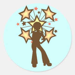 Disco Mama Classic Round Sticker