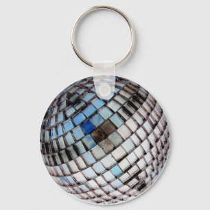 Disco Metal Mirror Ball Key Ring