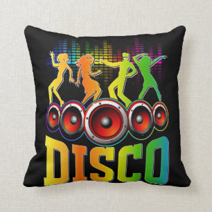 Disco Music 80s 90s Party Groove Funky Music Cushion