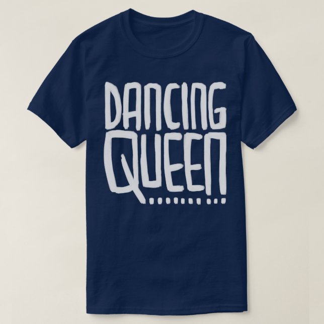 Disco Music Dancing Queen T-Shirt (Design Front)