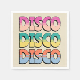 Disco Music Napkin