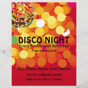 Disco Night 2 Music Flyer