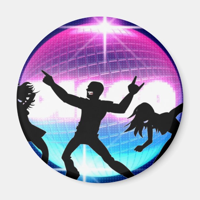 Disco Nightclub Magnet (Front)