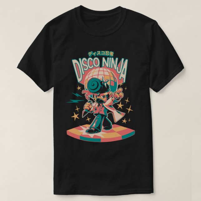 Disco Ninja  T-Shirt (Design Front)
