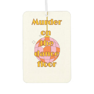 Disco on the dance floor car air freshener