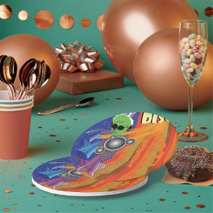 Disco Party Paper Plate