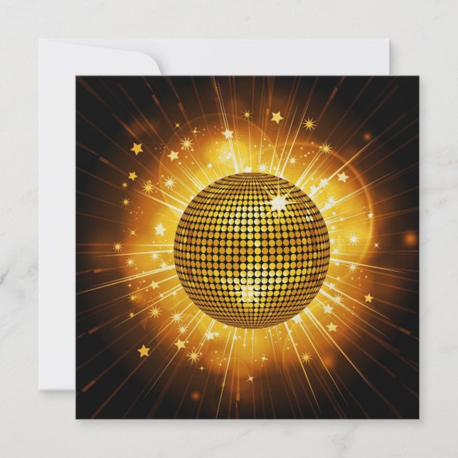 Disco Party - SRF Invitation (Front)