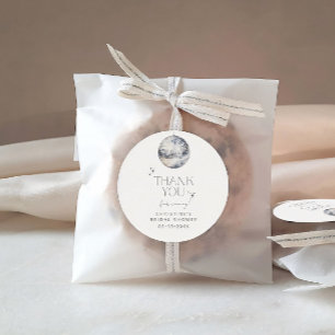 Disco Party Thank You  Classic Round Sticker