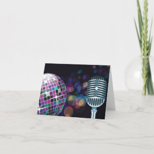 Disco Performance Thank You Card