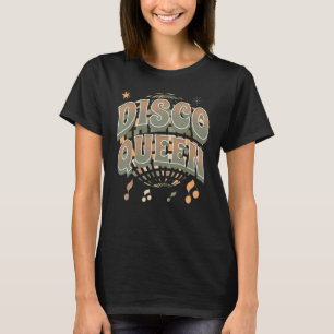 Disco Queen 70's 80's Retro Vintage Seventies Cost T-Shirt
