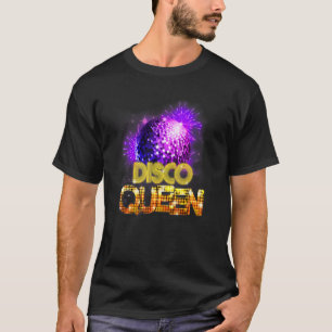 Disco Queen 70's Disco Ball Vintage Seventies Cost T-Shirt
