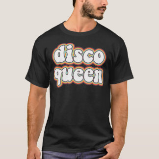 Disco Queen Roller Disco Outfit 70s Costume For Wo T-Shirt