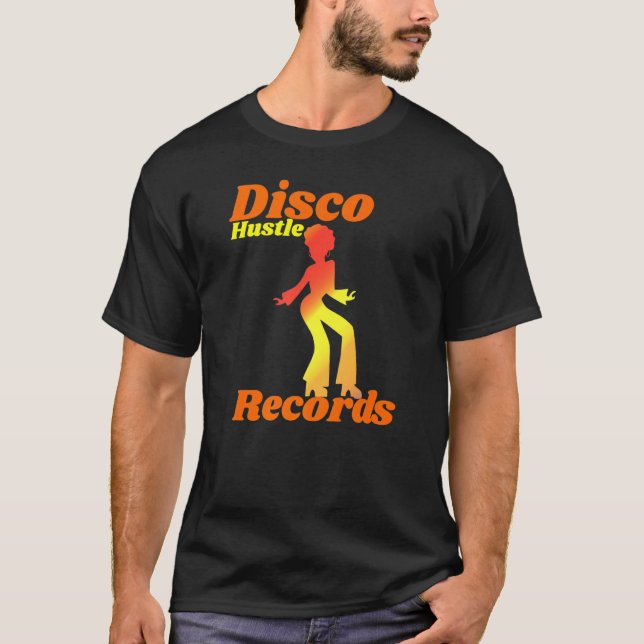 Disco Records Dance Disco House Boogie Soul Funk 1 T-Shirt (Front)