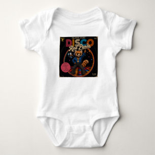 Disco Red Panda Baby Bodysuit