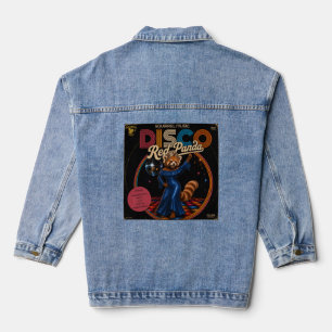 Disco Red Panda Denim Jacket