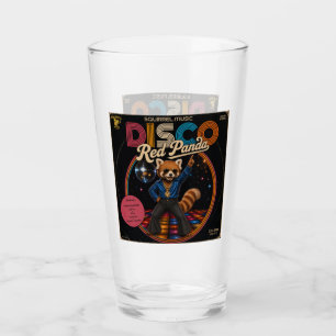 Disco Red Panda Glass
