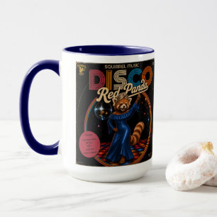 Disco Red Panda Mug