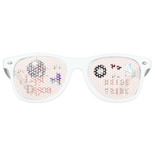 Disco Roller Skating | Bachelorette Bride Tribe Retro Sunglasses (Front)