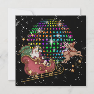 DISCO Santa - Party - SRF Invitation