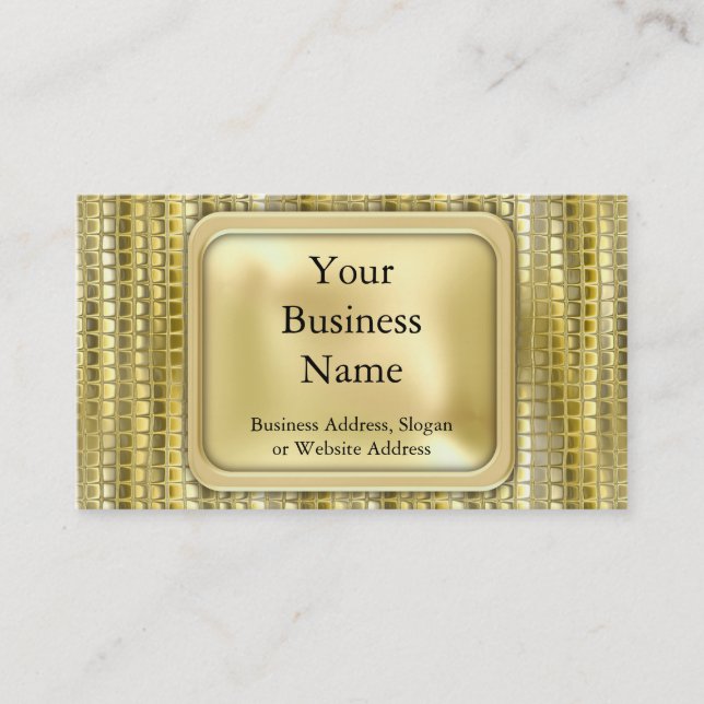Disco Shimmer Business Card (Front)