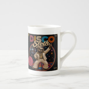 Disco Sloth Duo Bone China Mug