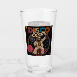 Disco Sloth Glass