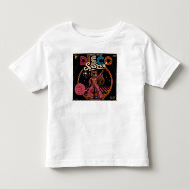 Disco Squirrel Queen Toddler T-Shirt (Front)